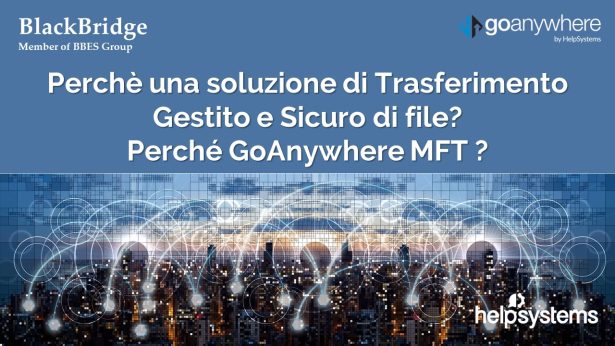 Perché investire in una soluzione di trasferimento di file gestito e sicuro e perchè proprio GoAnywhere MFT?