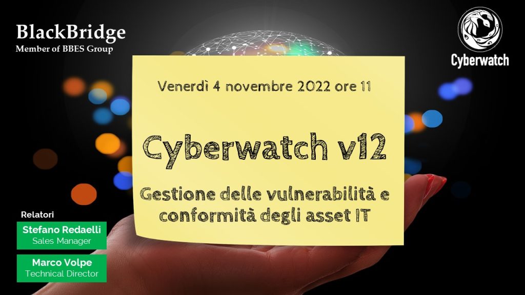 Webinar Cyberwatch del 4 novembre 2022