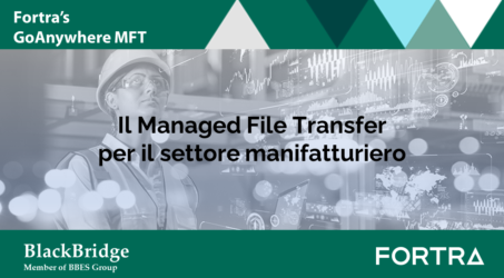 Managed file transfer per settore manifatturiero